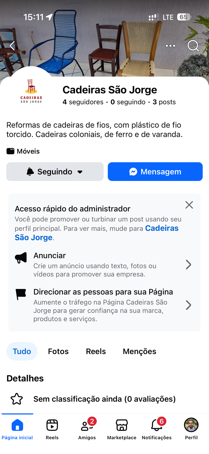 Cadeira de varanda restaurada